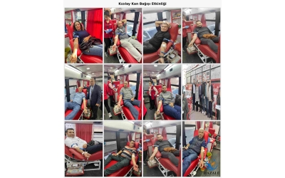 HAZALE DERNEĞİ’NDEN KIZILAY’A 101 ÜNİTE KAN BAĞIŞI